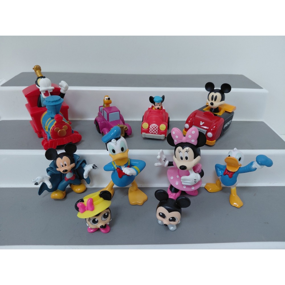 Disney Mickey‎ Mouse Friends Figure Lot Train Car Doorables Minnie Donald Goofy